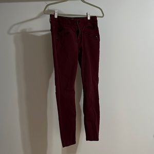 a.n.a. burgundy jeggings